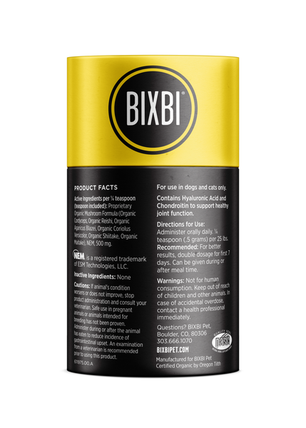 Bixbi Organic Pet Superfood Joint Supplement for Cats and Dogs