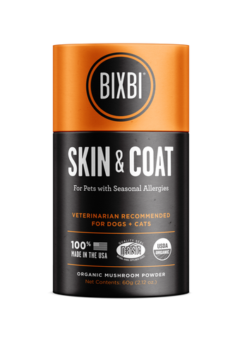 Bixbi Organic Pet Superfood Skin and Coat Supplement for Dogs and Cats