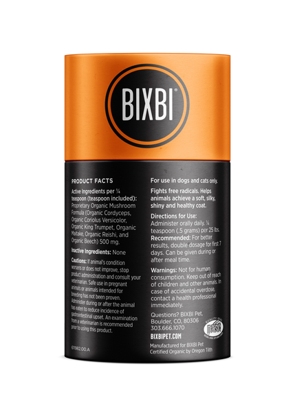 Bixbi Organic Pet Superfood Skin and Coat Supplement for Dogs and Cats