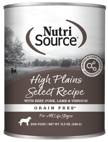 Nutrisource Grain Free High Plains Select Dog Food