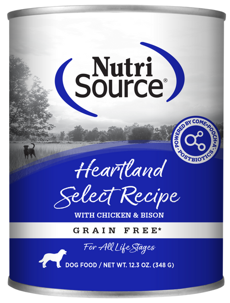 NutriSource Grain Free Heartland Select Formula Canned Dog Food