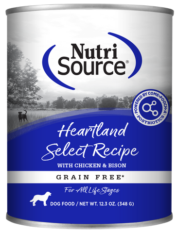 NutriSource Grain Free Heartland Select Formula Canned Dog Food