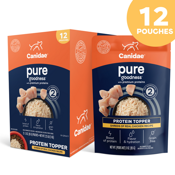 Canidae Pure Protein Topper, Shreds of Real Chicken in Gravy