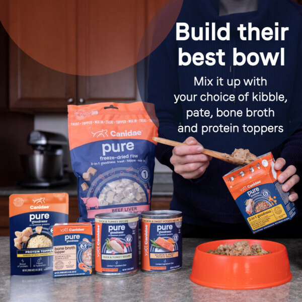Canidae Pure Protein Topper, Chunks of Real Tuna in Gravy