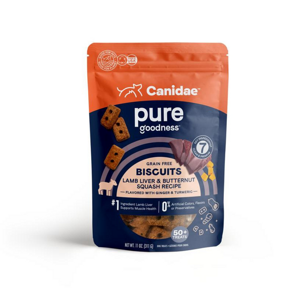 Canidae Pure Biscuit Lamb Liver & Butternut Squash Recipe Treats