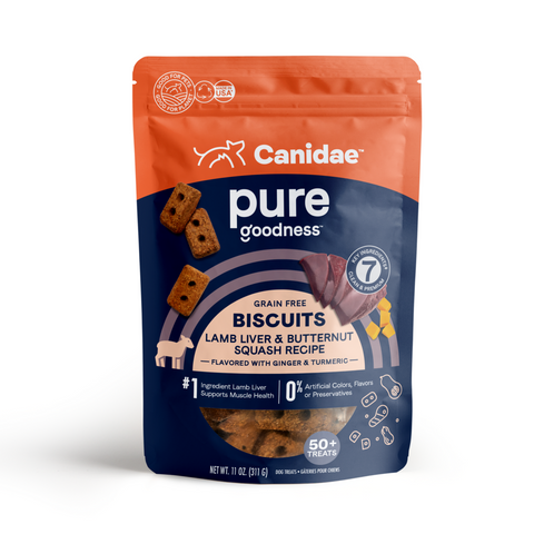 Canidae Pure Biscuit Lamb Liver & Butternut Squash Recipe Treats