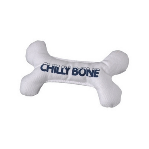 MultiPet Chilly Bone Freezable Teething Puppy Toy White