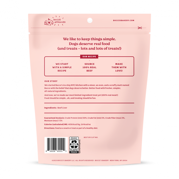 Bocce's Bakery Beef Liver Freeze-Dried Treats