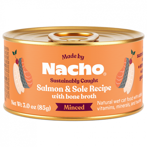 Made By Nacho Sustainably Caught Minced Salmon & Sole Recipe With Bone Broth