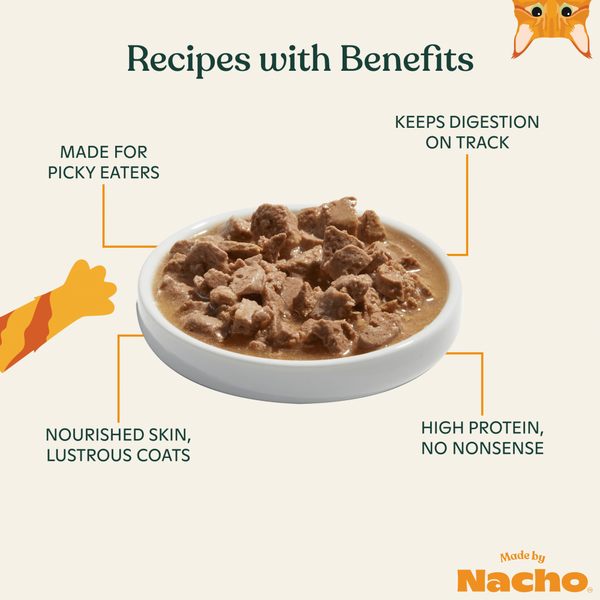 Made By Nacho Grass-Fed, Grain Finished Beef Recipe Cuts In Gravy With Bone Broth