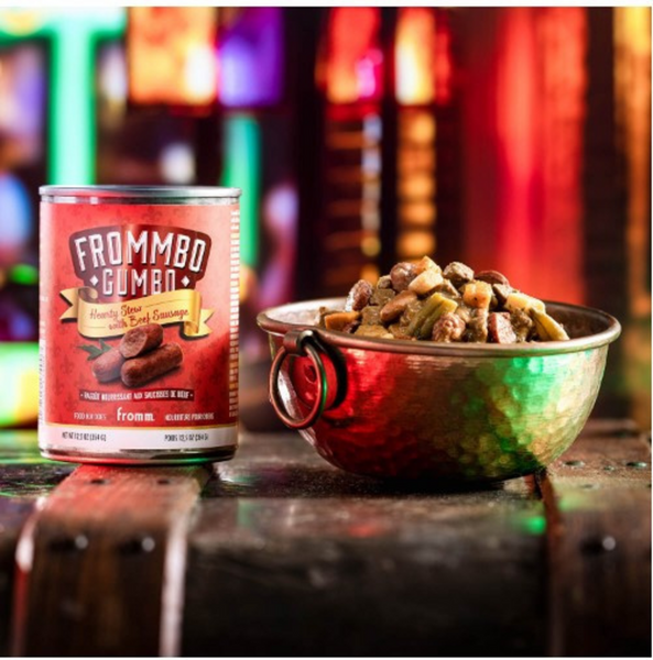 Frommbo Gumbo Hearty Stew with Beef Sausage for Dogs