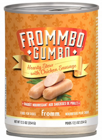 Frommbo Gumbo Hearty Stew with Chicken Sausage for Dogs