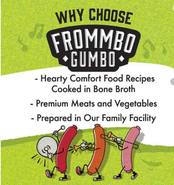 Frommbo Gumbo Hearty Stew with Chicken Sausage for Dogs