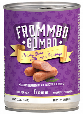 Frommbo Gumbo Hearty Stew with Pork Sausage for Dogs