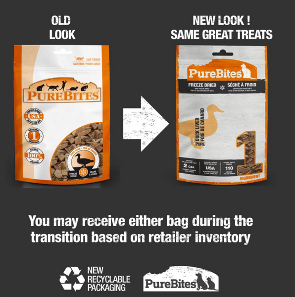 PureBites Freeze Dried Duck Liver Cat Treats