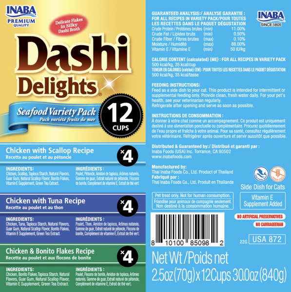 Inaba Dashi Delights Seafood Variety Pack