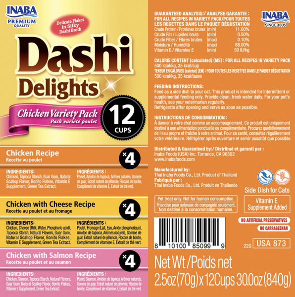 Inaba Dashi Delights Chicken Variety Pack