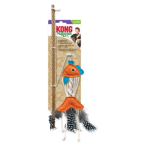 Kong Naturals Teaser Fish Cat Toy