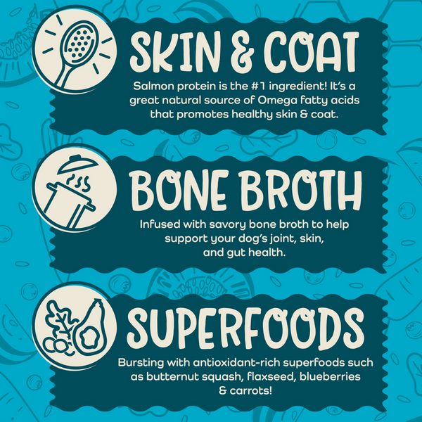 Earthbites Chewy Salmon Dog Treats