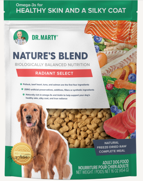 Dr. Marty Natures Blend Radiant Select Freeze Dried Dog Food