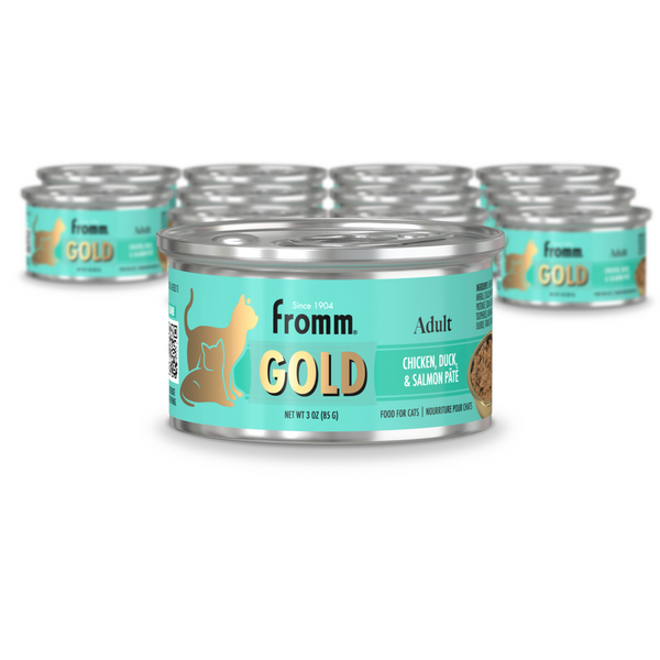 Fromm Gold Adult Chicken Duck & Salmon Pate Canned Cat Food