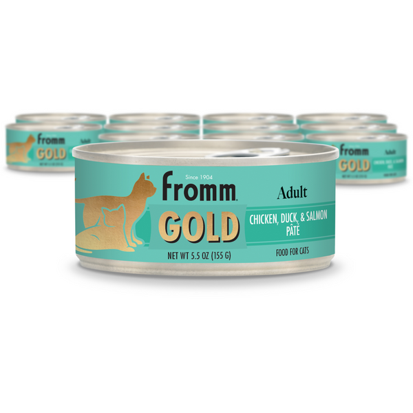 Fromm Gold Adult Chicken Duck & Salmon Pate Canned Cat Food