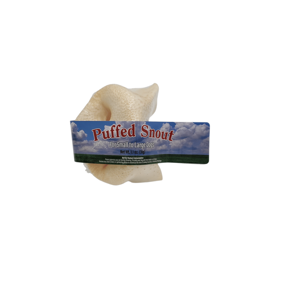Nature's Own Puffed Pork Snout Dog Treats