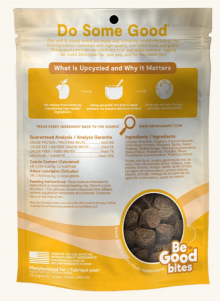 Open Farm Be Good Bites Chicken Soft & Chewy Dog Treats
