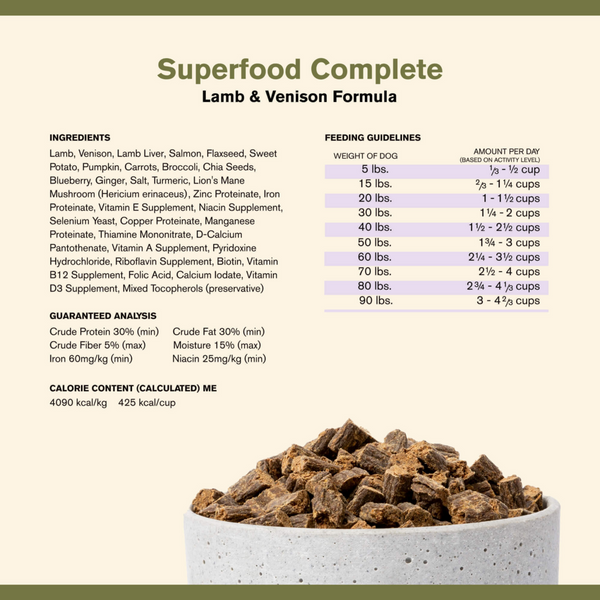 Badlands Ranch Superfood Complete Lamb & Venison