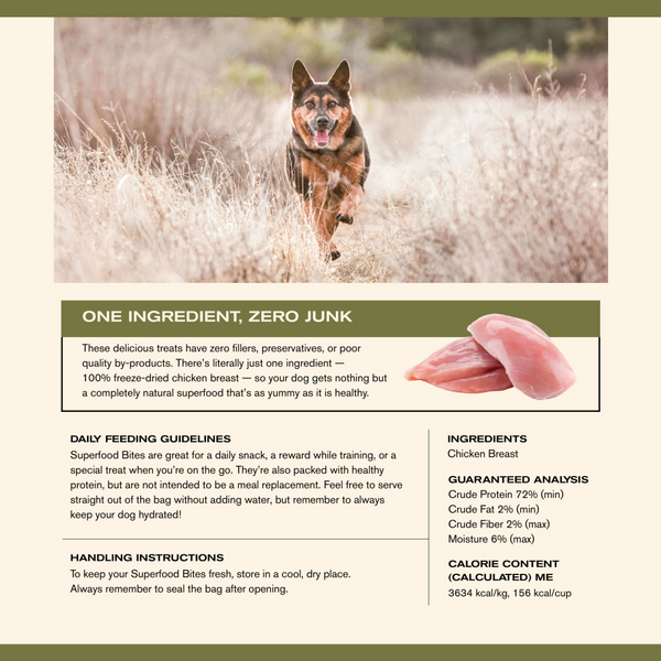 Badlands Ranch Superfood Bites Chicken Breast Treats