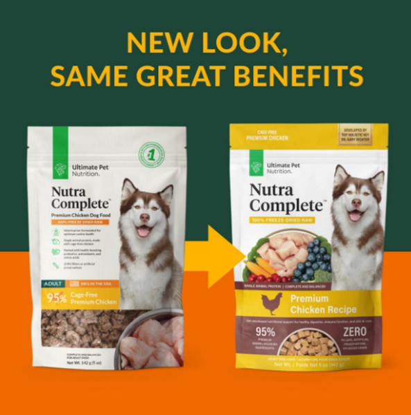 Ultimate Pet Nutrition Freeze Dried Nutra Complete Chicken Dog Food