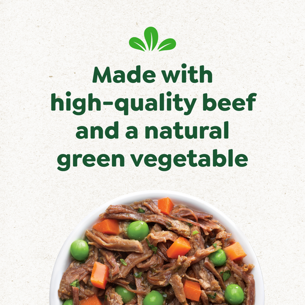 Greenies Beef Barley Carrot and Broccoli in Bone Broth Wet Dog Food Topper
