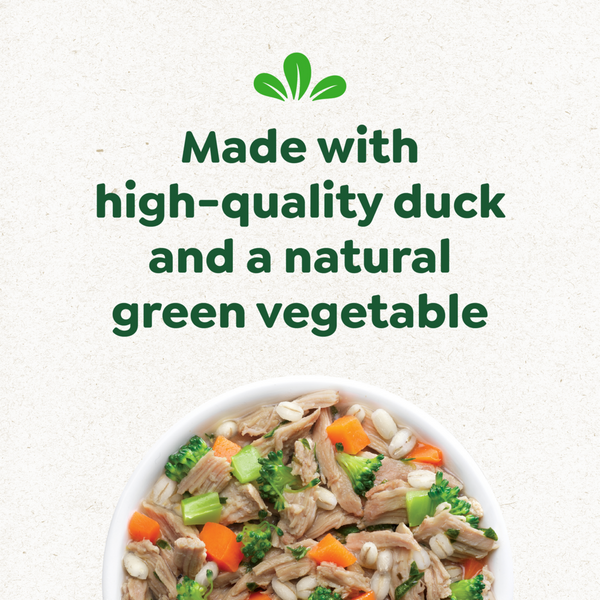 Greenies Duck Broccoli Carrots and Barley Wet Dog Food Topper