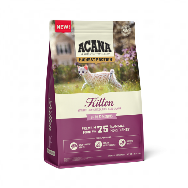 Acana Highest Protein Dry Food for Kittens