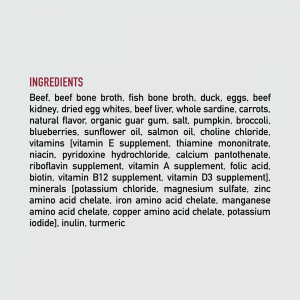 Orijen Beef Recipe Stew with Shredded Beef and Eggs Grain Free Dog Food