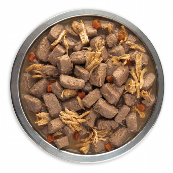 ORIJEN Real Meat Shreds, Grain-free, Chicken Recipe Stew, Premium Wet Dog Food