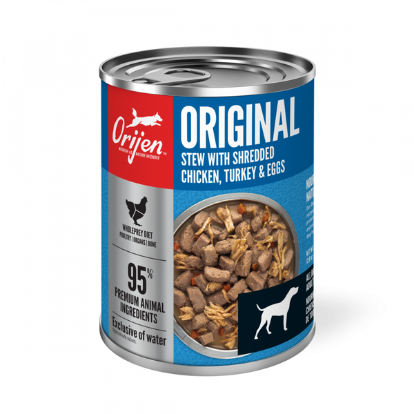 Orijen Stew w/Shreds Canned Dog Food Original Chicken, Turkey & Eggs