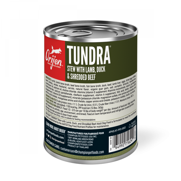 Orijen Tundra Stew Wet Dog Food