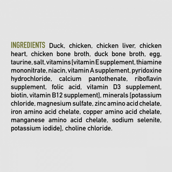 ORIJEN Duck & Chicken Entree in Bone Broth