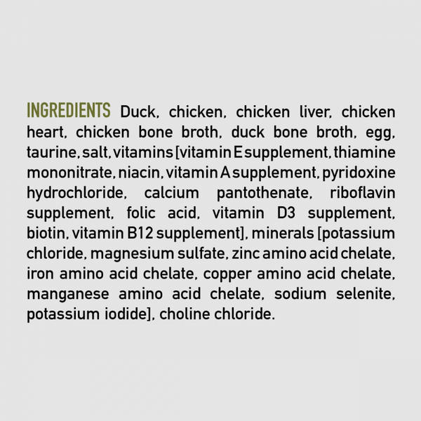 Orijen Duck & Chicken Entree in Bone Broth