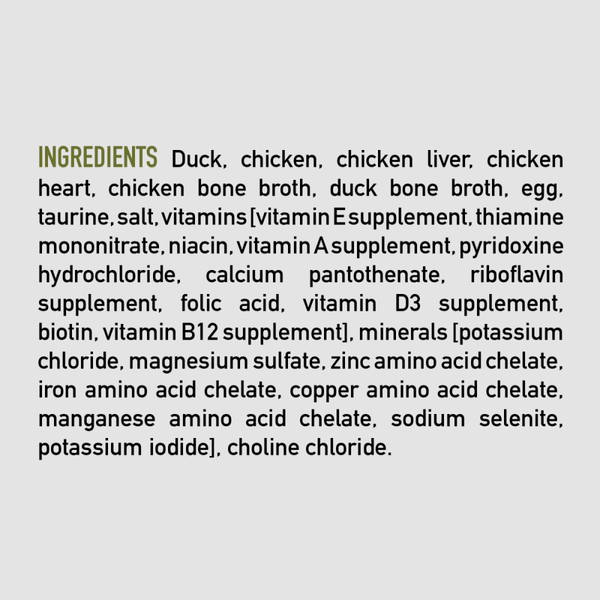 Orijen Duck & Chicken Entree in Bone Broth