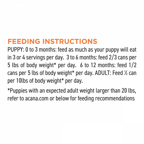 Acana Premium Pate Grain Free Puppy Recipe in Bone Broth Wet Dog Food