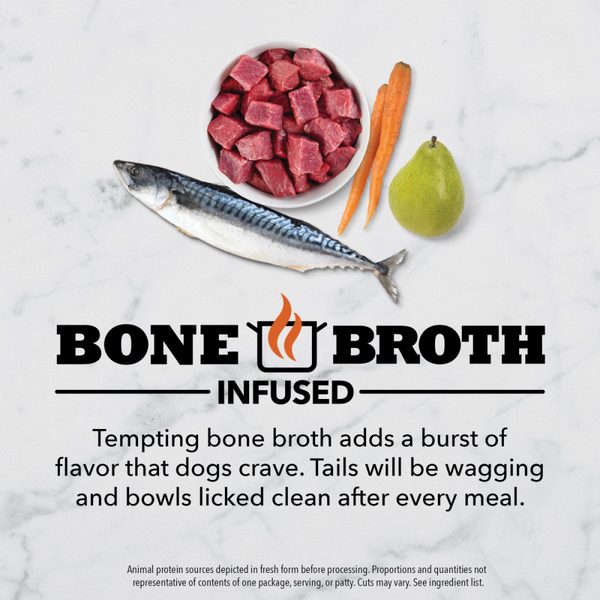 Acana Freeze Dried Dog Food & Topper, Grain Free, High Protein,  Fresh & Raw Animal Ingredients, Ranch Raised Beef Recipe, Patties