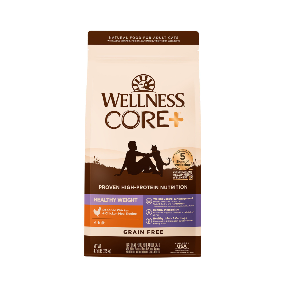 Wellness CORE  Healthy Weight Grain Free Adult Dry Cat Food Chicken & Chicken Meal Recipe
