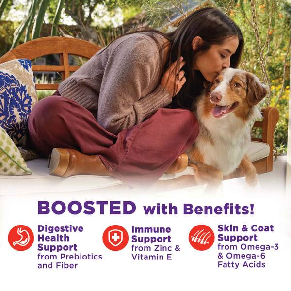 Wellness Bowl Boosters Hearty Toppers Beef & Green Beans Recipe in Savory Bone Broth Dog Food Toppers