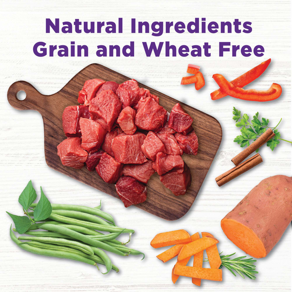 Wellness Bowl Boosters Hearty Toppers Beef & Green Beans Recipe in Savory Bone Broth Dog Food Toppers