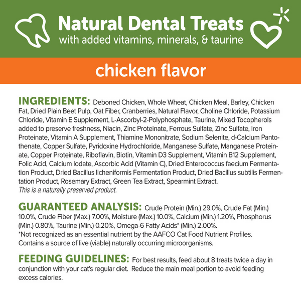 Whimzees Cat Dental Treats Chicken Flavor