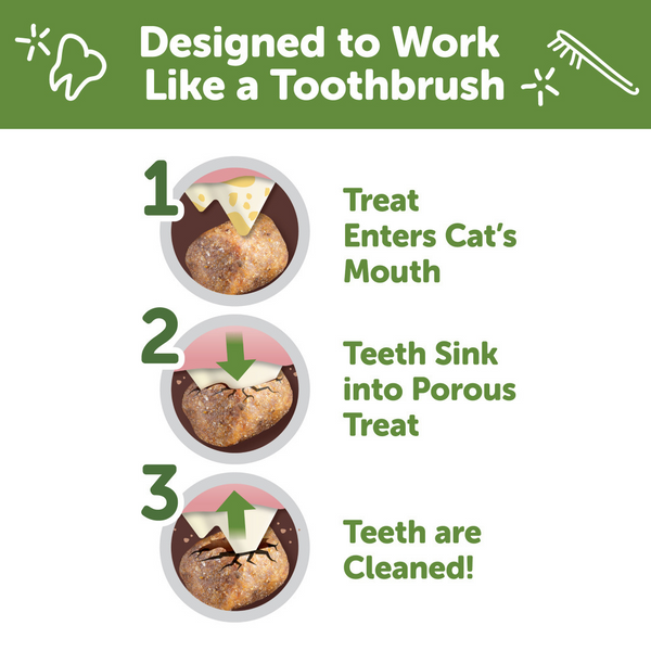 Whimzees Cat Dental Treats Chicken & Tuna Flavor