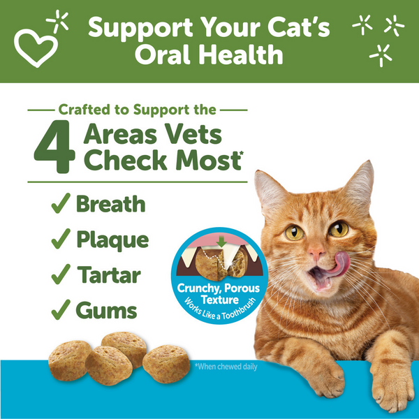 Whimzees Cat Dental Treats Chicken & Tuna Flavor