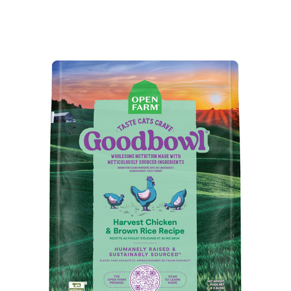 Open Farm GoodBowl Harvest Chicken and Brown Rice Dry Cat Food